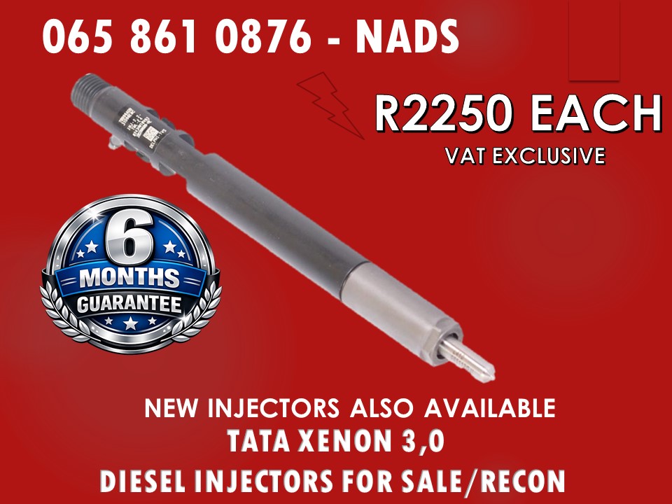 TATA XENON 3.0 DIESEL INJECTORS FOR SALE OR TO RECON NATIONWIDE - Private Seller TATA XENON 3.0 DIESEL INJECTORS FOR SALE OR TO RECON NATIONWIDE - Private Seller