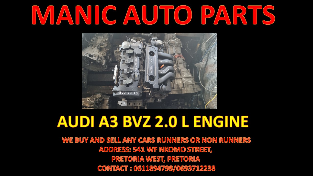 AUDI A3 BVZ 2.0 L ENGINE - Private Seller AUDI A3 BVZ 2.0 L ENGINE - Private Seller