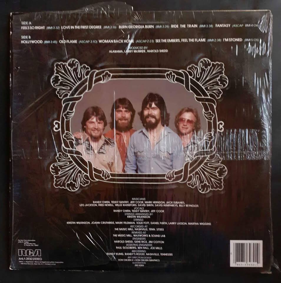 Alabama - Feels So Right LP Record