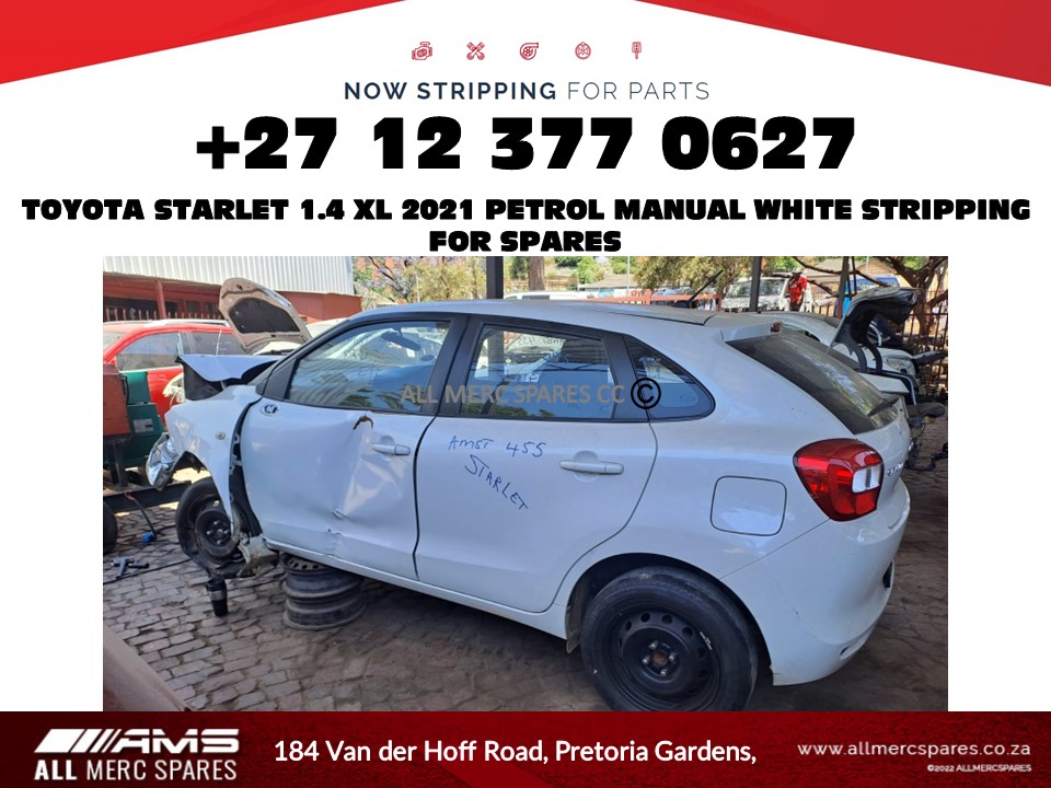 2021 Toyota Starlet 1.4 XL white stripping for used spares - Private Seller 2021 Toyota Starlet 1.4 XL white stripping for used spares - Private Seller