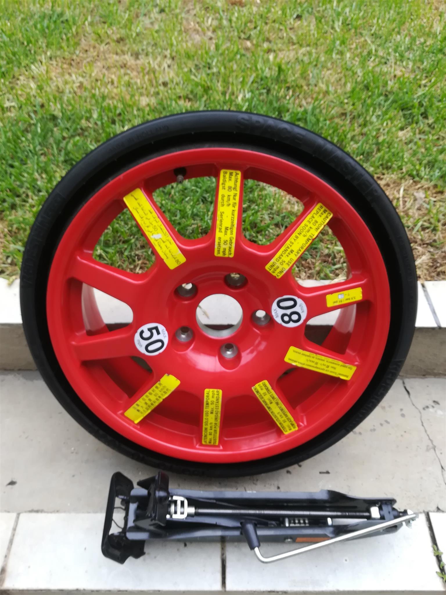 R9000 for the Unused New 18 inch Porsche Cayenne Space Saver Collapsible Spare W - Private Seller