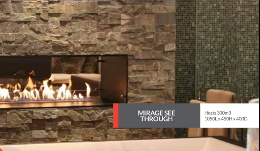 Double Sided Fireplace!