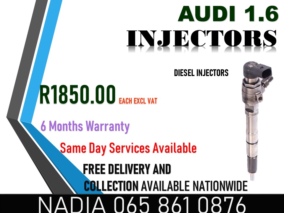 AUDI 1.6 DIESEL INJECTORS FOR SALE OR TO RECON - Private Seller AUDI 1.6 DIESEL INJECTORS FOR SALE OR TO RECON - Private Seller