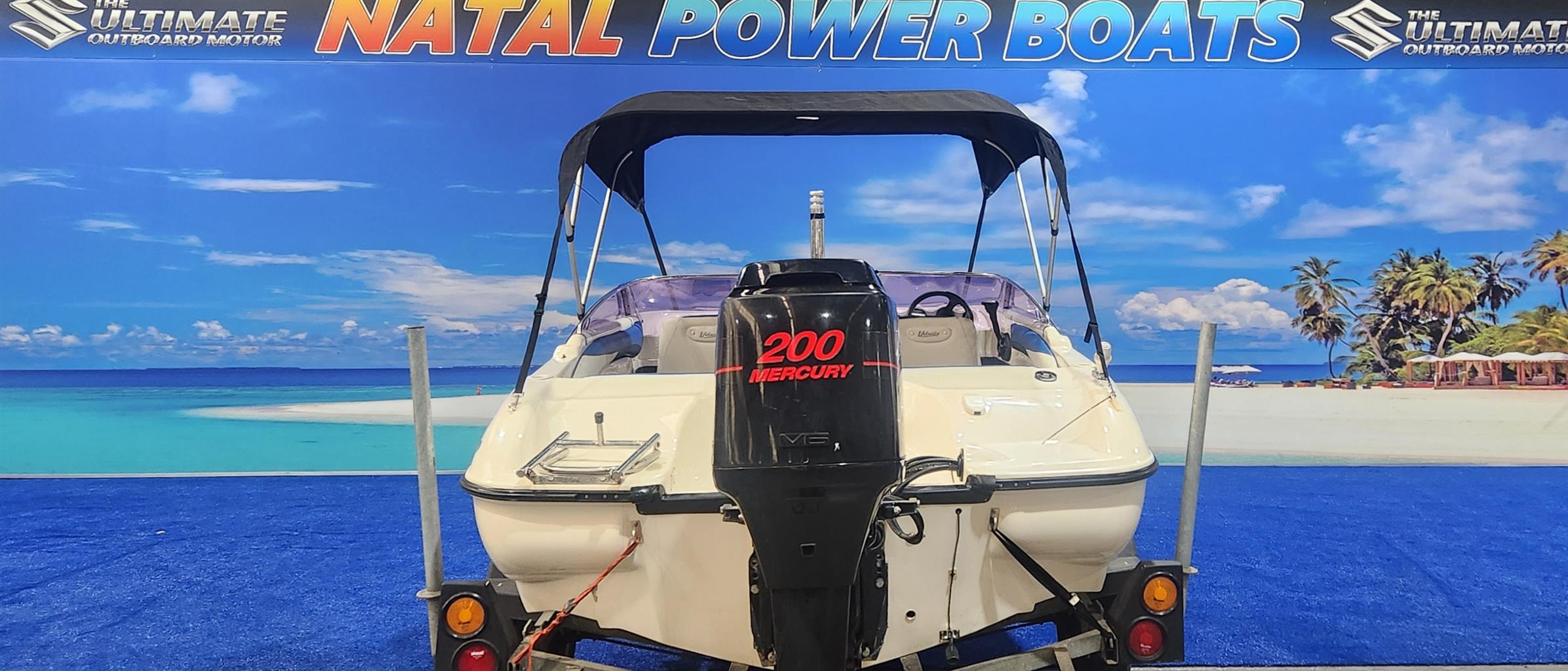 VIKING VELOCITY 18 FT ON TRAILER 200 HP MERCURY EFI