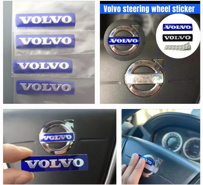 Volvo steering wheel badge sticker - Private Seller