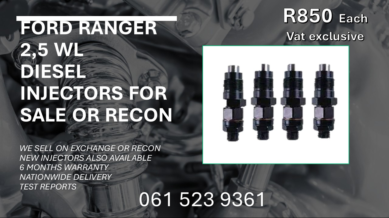 FORD RANGER 2.5 WL DIESEL INJECTORS FOR SALE WITH TEST REPORTS - Private Seller FORD RANGER 2.5 WL DIESEL INJECTORS FOR SALE WITH TEST REPORTS - Private Seller