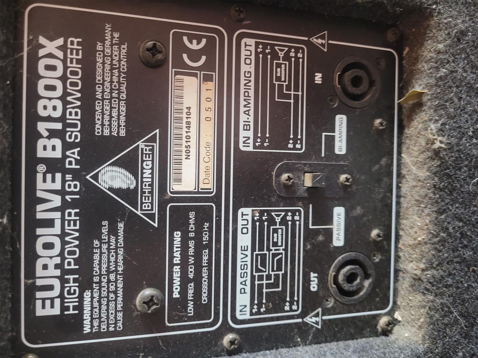 Behringer Sound System
