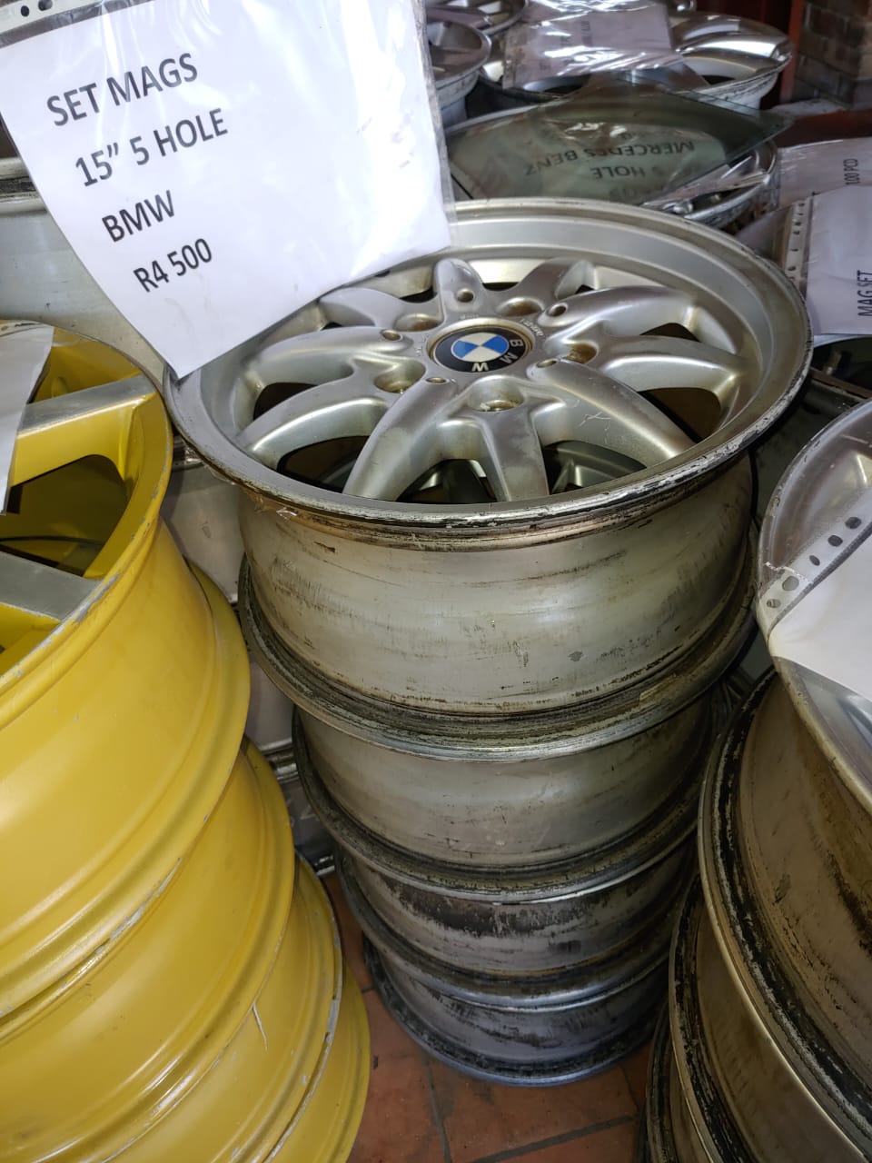 MAG SET BMW 15 INCH 5 HOLE 120PCD FOR SALE - Private Seller