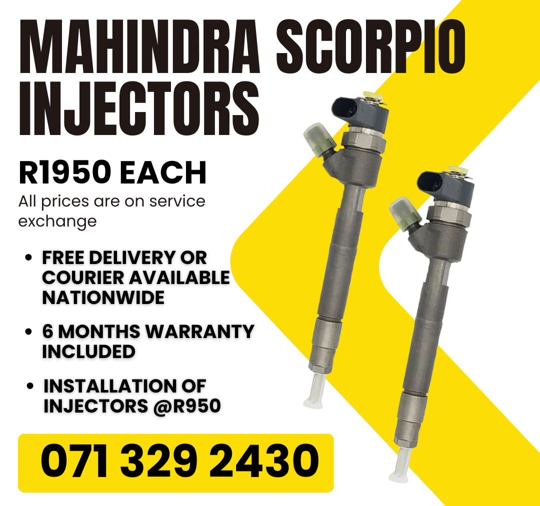 MAHINDRA SCORPIO INJECTORS FOR SALE WITH WARRANTY - Private Seller MAHINDRA SCORPIO INJECTORS FOR SALE WITH WARRANTY - Private Seller