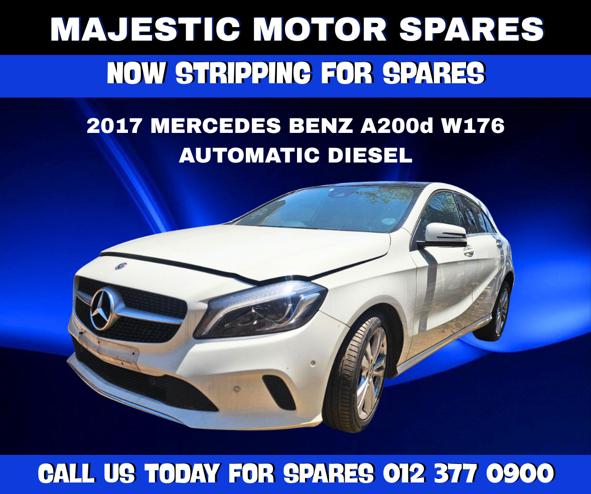 2017 Mercedes-Benz A200d W176 Automatic Diesel Stripping for Spares - Private Seller 2017 Mercedes-Benz A200d W176 Automatic Diesel Stripping for Spares - Private Seller