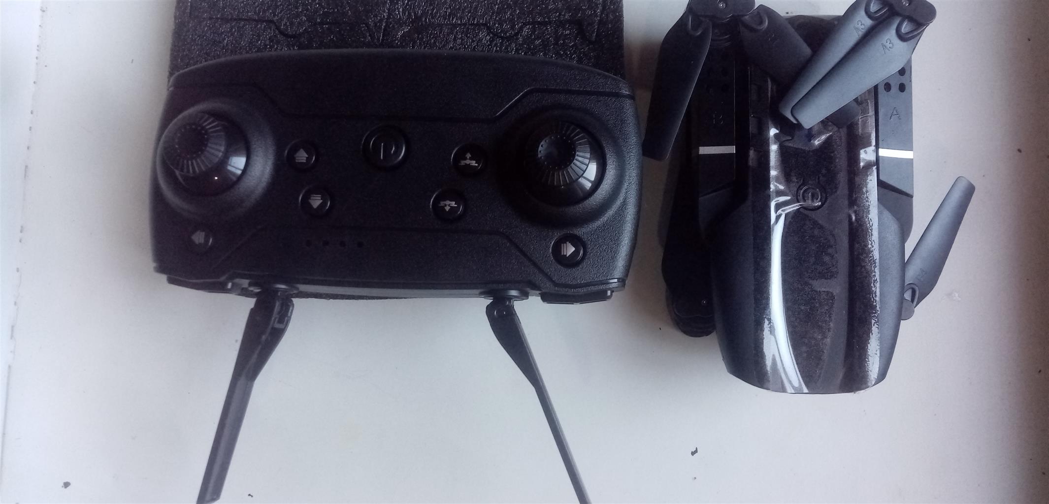 E99 - Foldable Dual Lens Drone With Precision Flight Control - Black