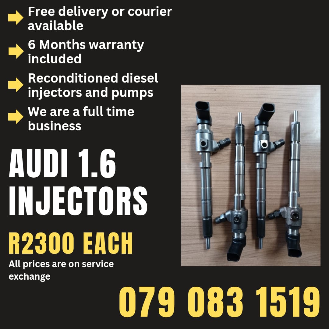AUDI 1.6 INJECTORS FOR SALE WITH WARRANTY INCLUDED - Private Seller AUDI 1.6 INJECTORS FOR SALE WITH WARRANTY INCLUDED - Private Seller