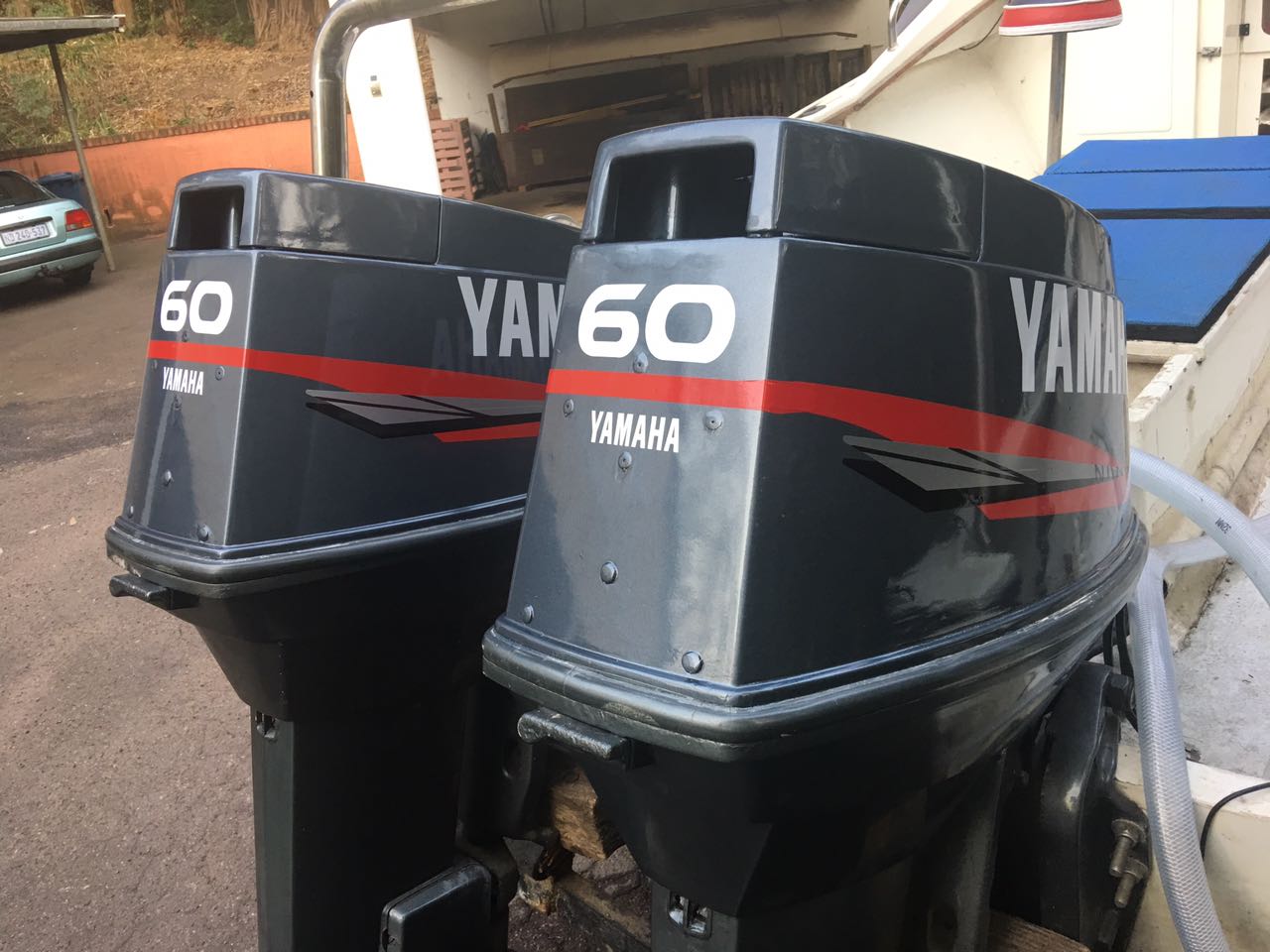Yamaha two stroke outboard motor cowl stickers decals vinyl cut graphics