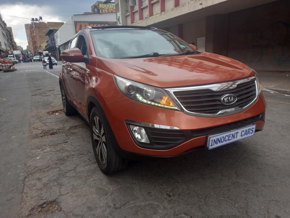 2012 KIA SPORTAGE 2.0 CDI DIESEL, MANUAL, MILEAGE 94000KM, ORANGE COLOR,