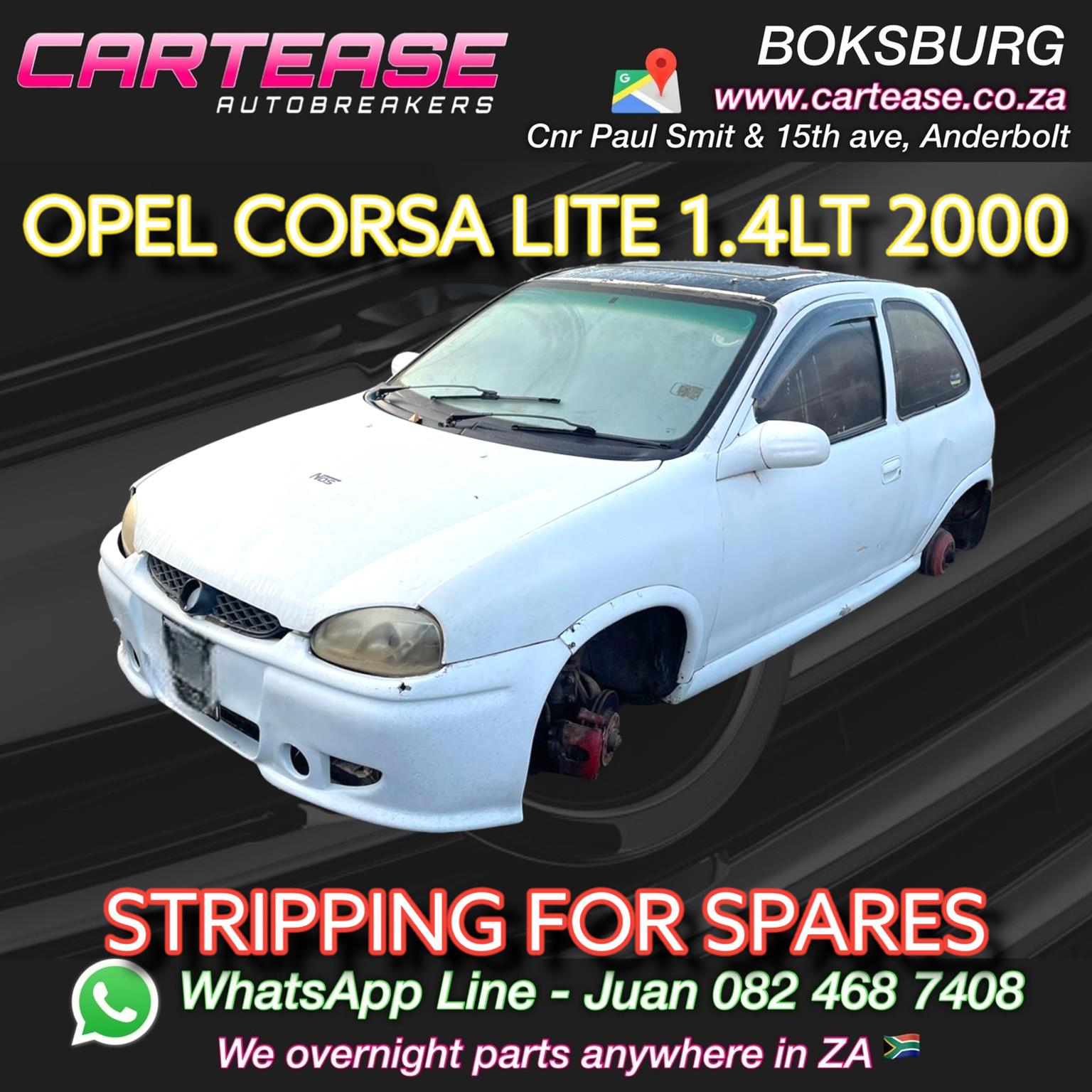 2000 OPEL CORSA LITE 1.4 SPARES - Private Seller 2000 OPEL CORSA LITE 1.4 SPARES - Private Seller