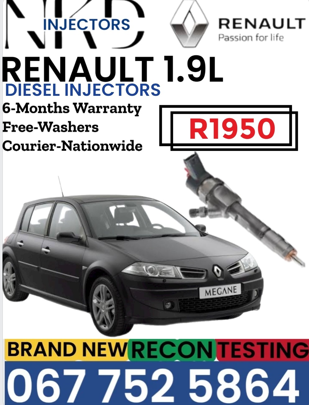 Renault 1.9L Diesel injectors - Private Seller Renault 1.9L Diesel injectors - Private Seller