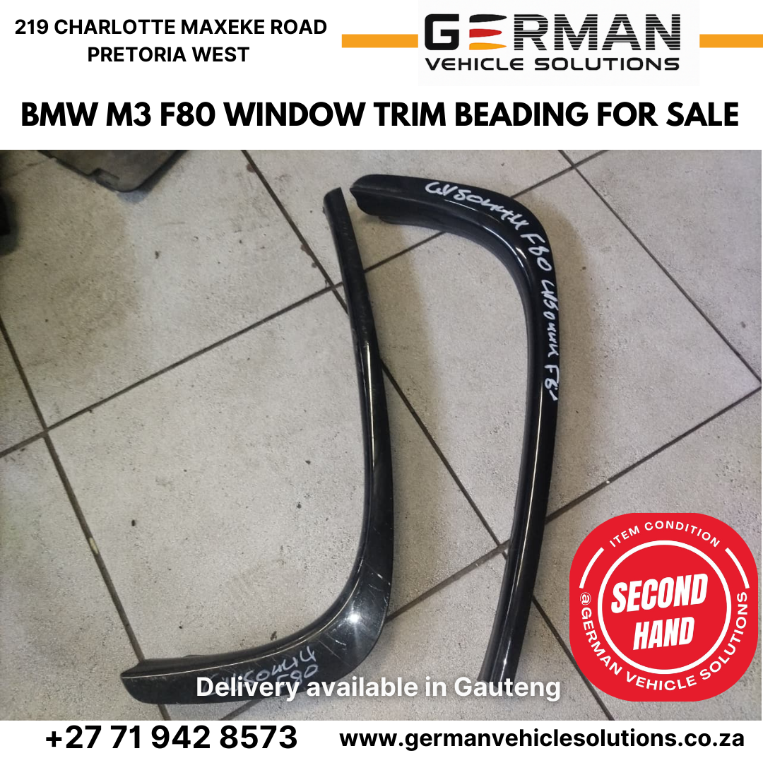 BMW M3 F80 window trim beading for sale used - Private Seller BMW M3 F80 window trim beading for sale used - Private Seller