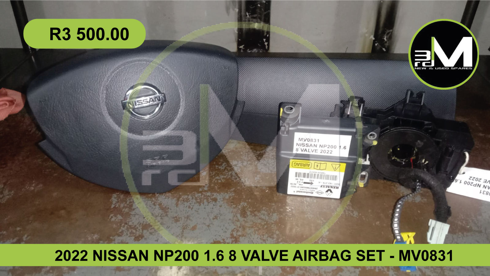 2022 NISSAN NP200 1.6 8 VALVE AIRBAG SET - MV0831 - Private Seller 2022 NISSAN NP200 1.6 8 VALVE AIRBAG SET - MV0831 - Private Seller