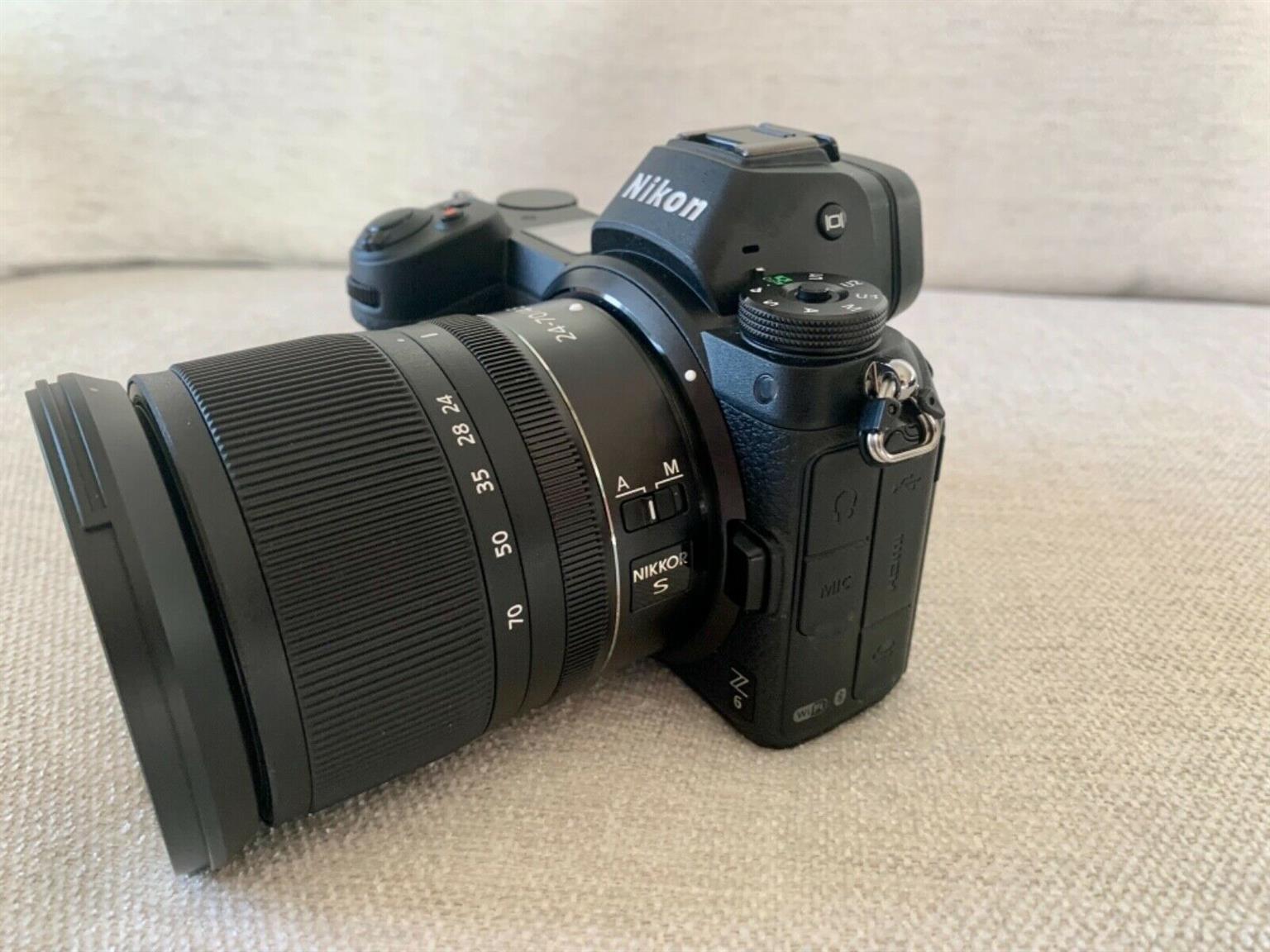 Nikon Z6 Mirrowless with 24-70mm Lens