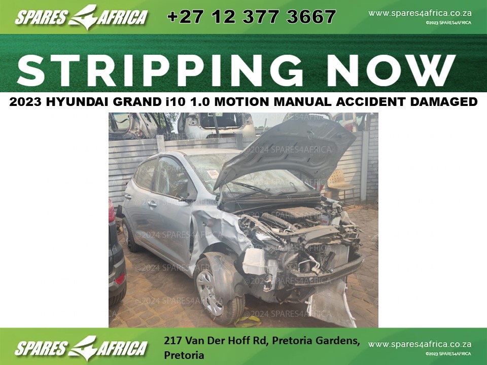 2023 Hyundai Grand i10 1.0 Motion Manual - Stripping for Spares – Silver - Private Seller 2023 Hyundai Grand i10 1.0 Motion Manual - Stripping for Spares – Silver - Private Seller