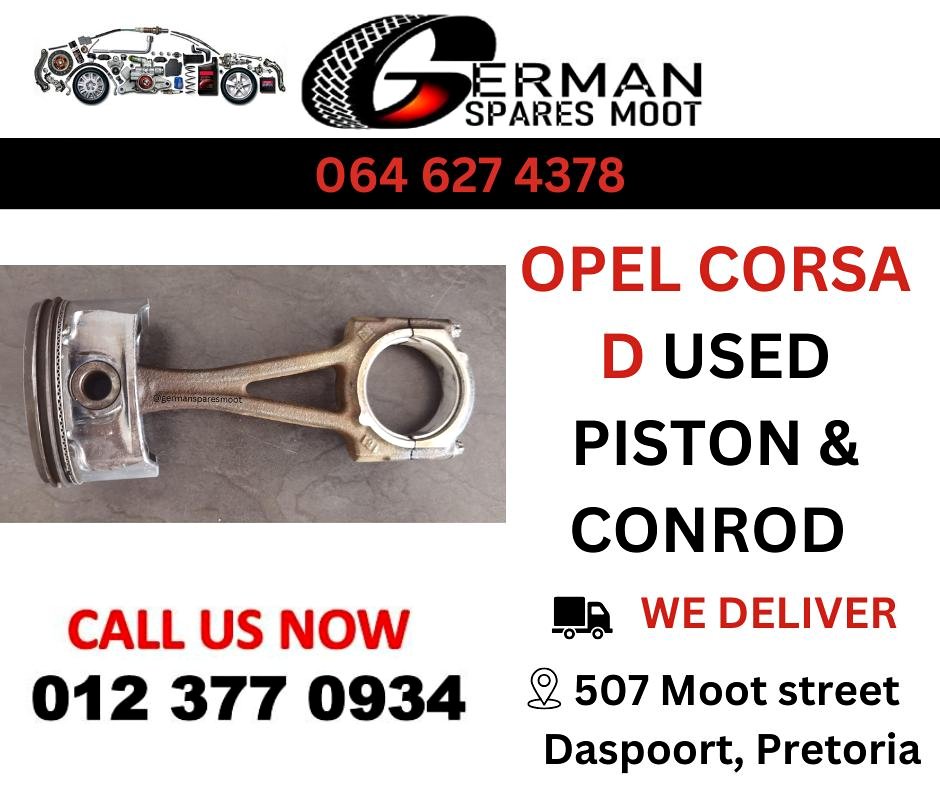 Opel Corsa D Used Piston and Conrod Opel Corsa D Used Piston and Conrod