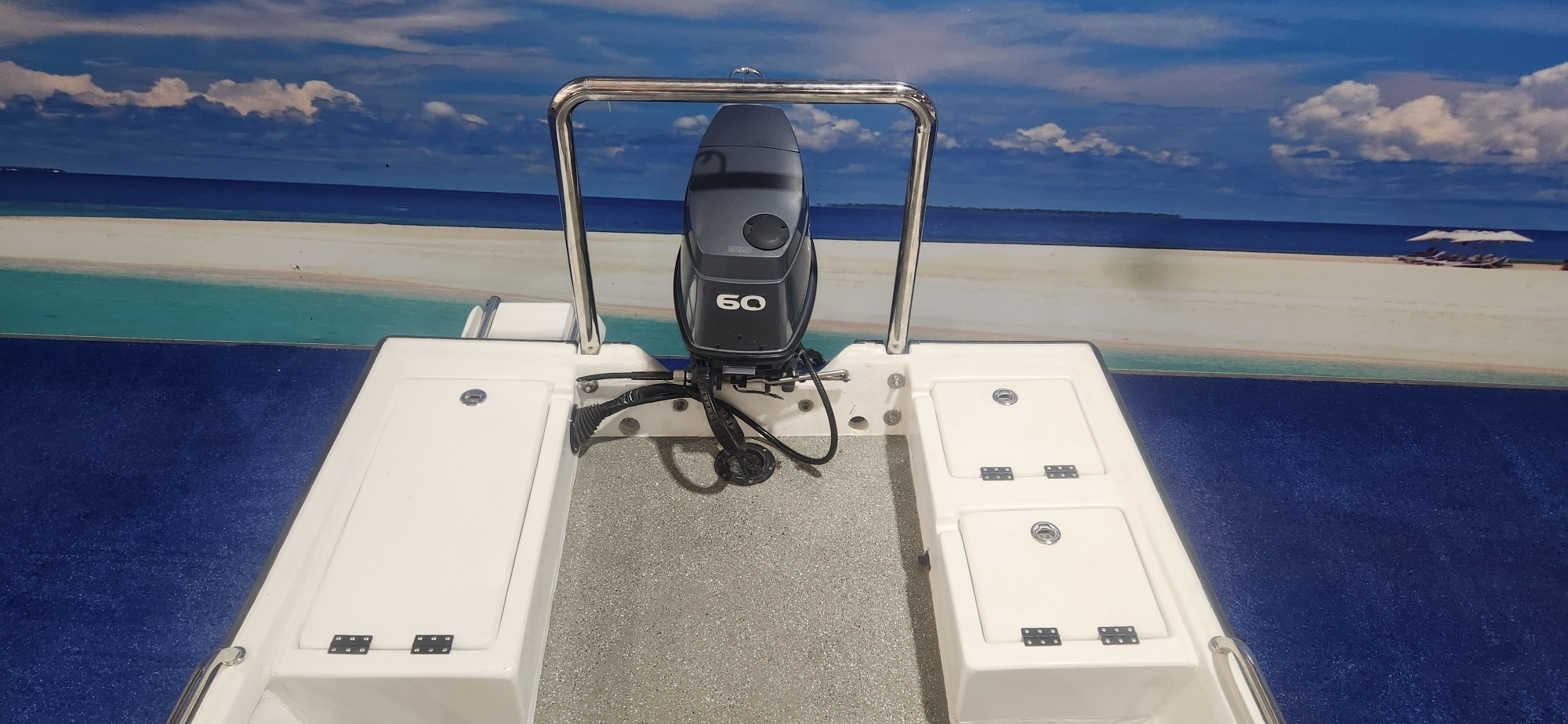 GETAWAY 475 SPEARO ON TRAILER 60 HP YAMAHA 2 STROKE 234 HOURS