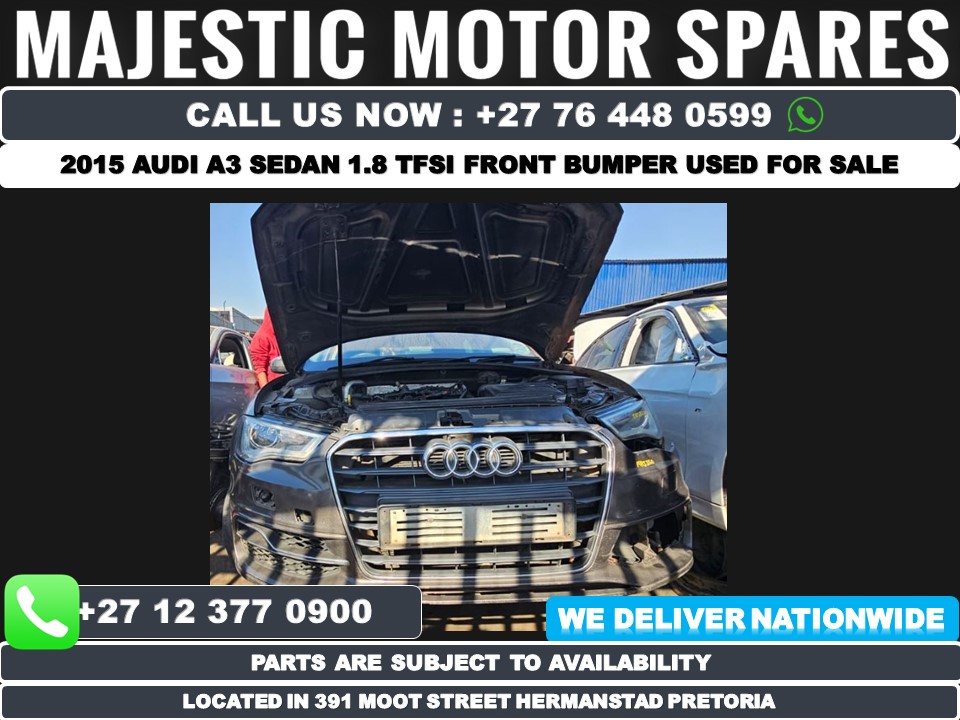 Audi A3 Sedan 2015 front bumper 1.8 TFSI used for sale Audi A3 Sedan 2015 front bumper 1.8 TFSI used for sale
