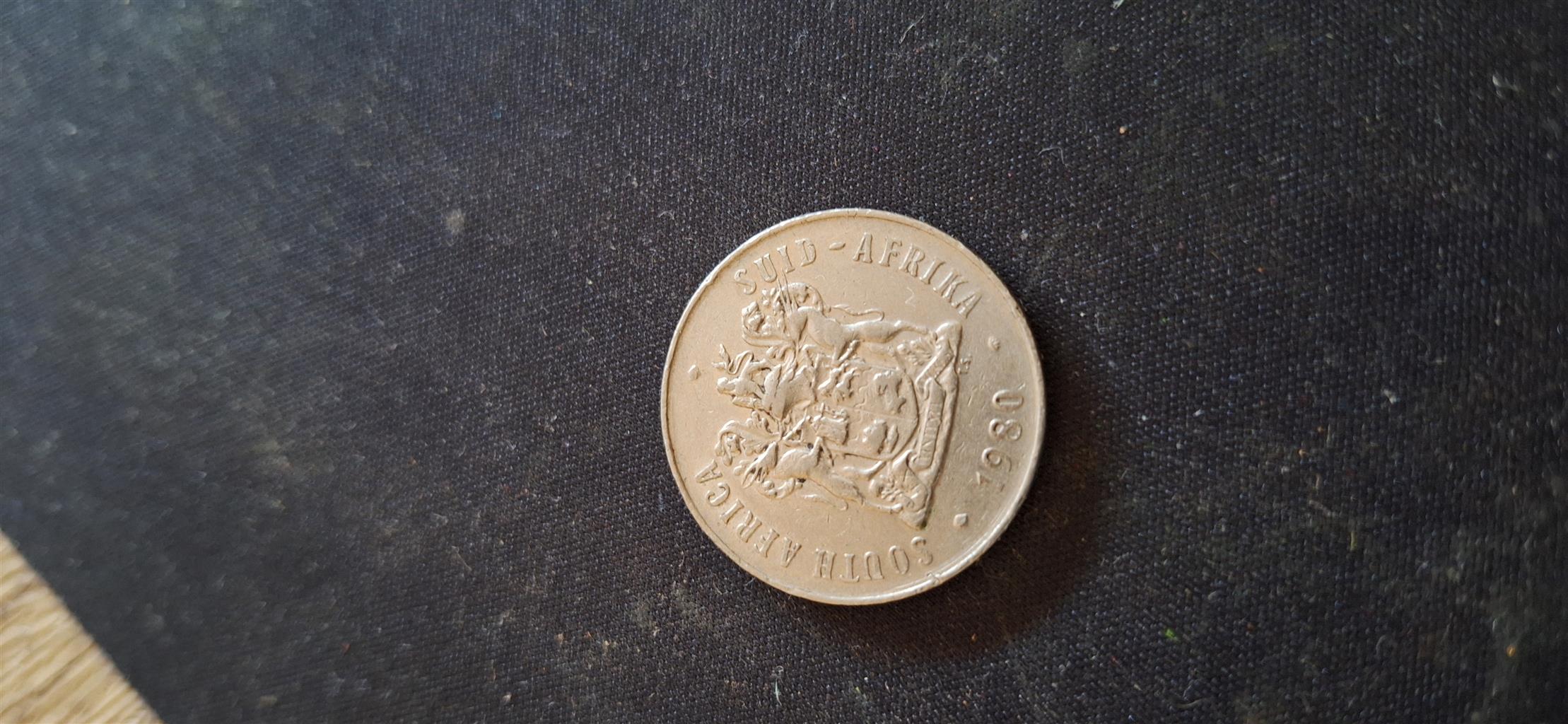 Old South African 5c and 10c coins for sale