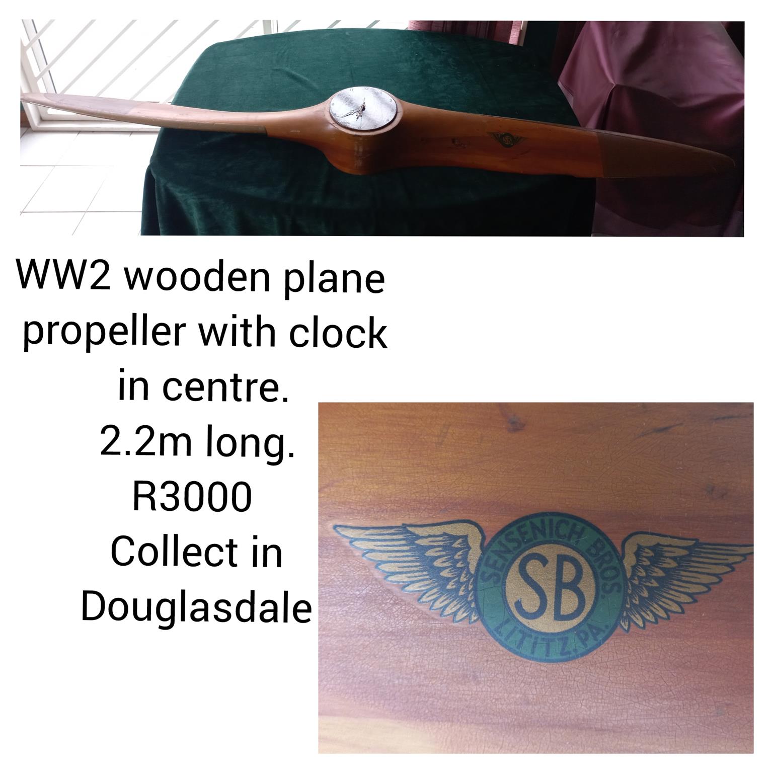 WW2 Propeller clock WW2 Propeller clock