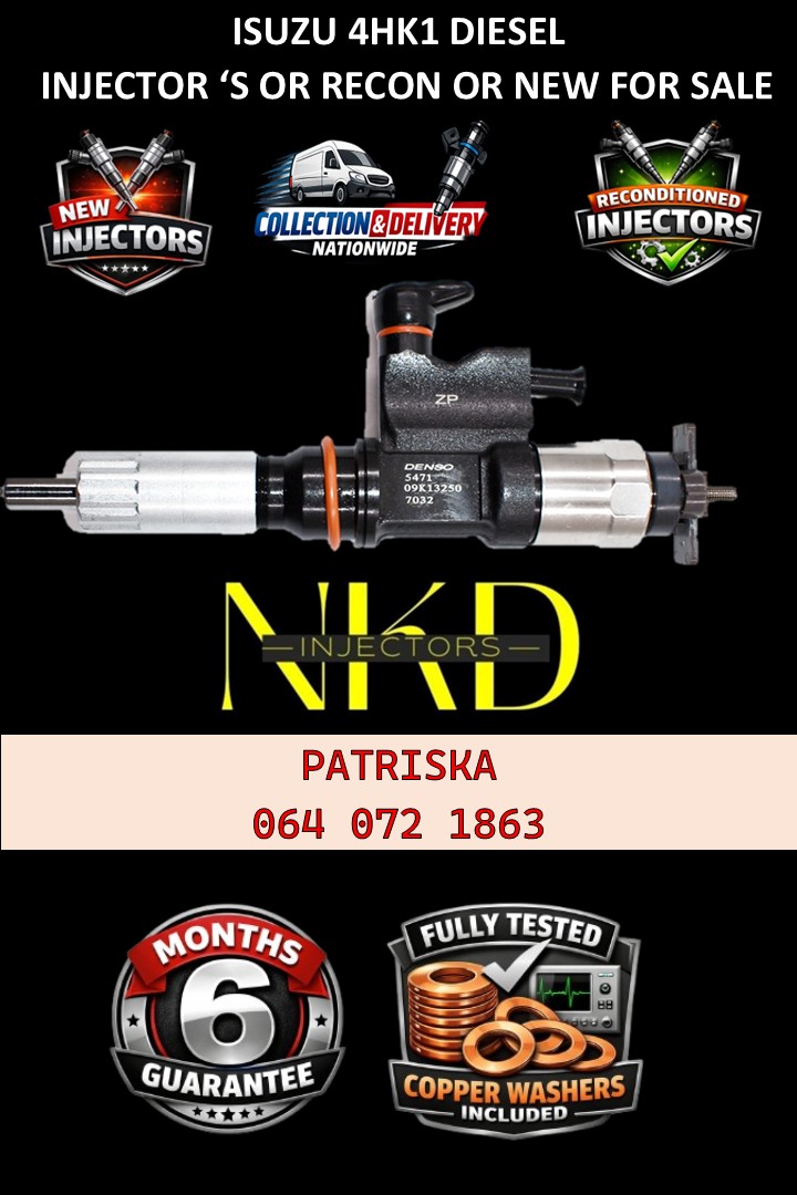 AFFORDABLE DIESEL INJECTORS AVAILABLE NOW FOR ISUZU 4HK1 - Private Seller AFFORDABLE DIESEL INJECTORS AVAILABLE NOW FOR ISUZU 4HK1 - Private Seller