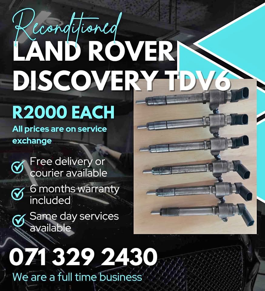 LAND ROVER DISCOVERY TDV6 2.7 INJECTORS FOR SALE WITH WARRANTY ON