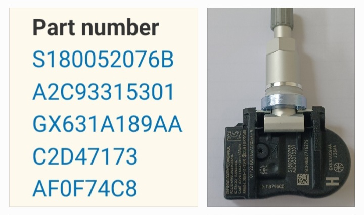 Jaguar TPMS tyre pressure monitor sensors - Private Seller