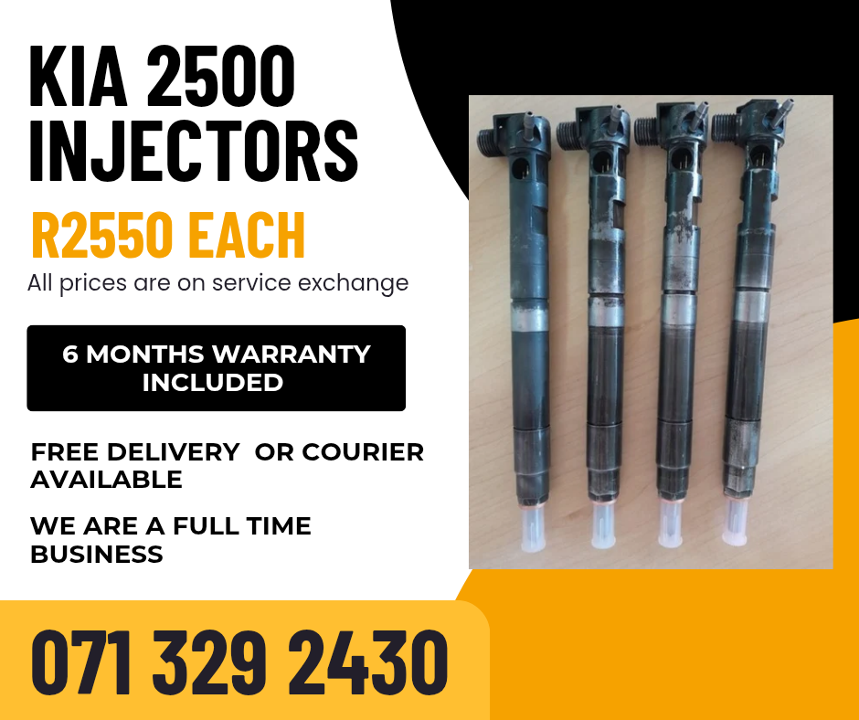 KIA 2500 INJECTORS FOR SALE WITH WARRANTY INCLUDED - Private Seller KIA 2500 INJECTORS FOR SALE WITH WARRANTY INCLUDED - Private Seller