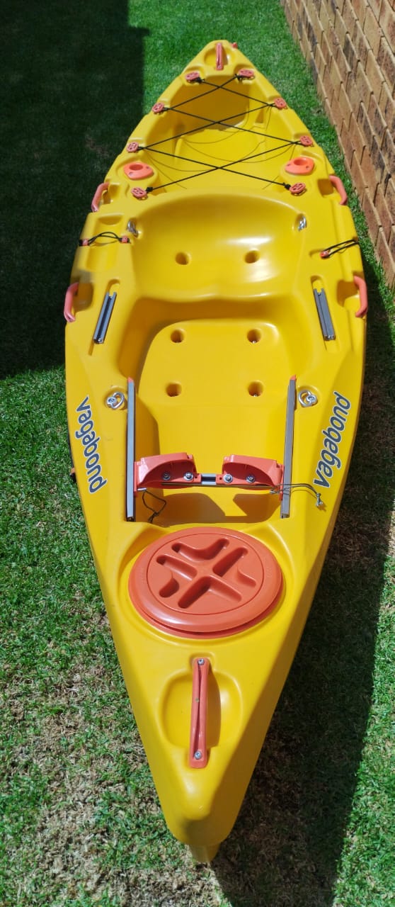 Single and dubble fishing kayaks