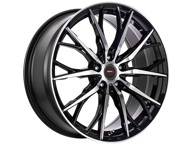 15″ A-Line Mercer 5/114 Black Machined Face Alloy Wheels