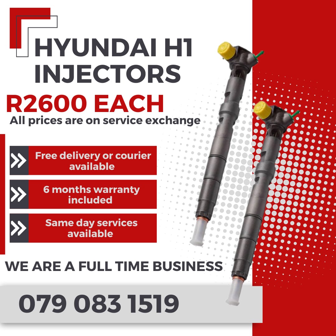 HYUNDAI H1 INJECTORS FOR SALE WITH WARRANTY - Private Seller HYUNDAI H1 INJECTORS FOR SALE WITH WARRANTY - Private Seller
