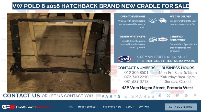 VW POLO 8 2018 HATCHBACK BRAND NEW CRADLES FOR SALE - Private Seller VW POLO 8 2018 HATCHBACK BRAND NEW CRADLES FOR SALE - Private Seller