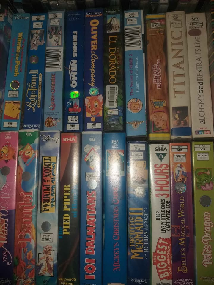 Movies:VHS movies,DVDs and CDs