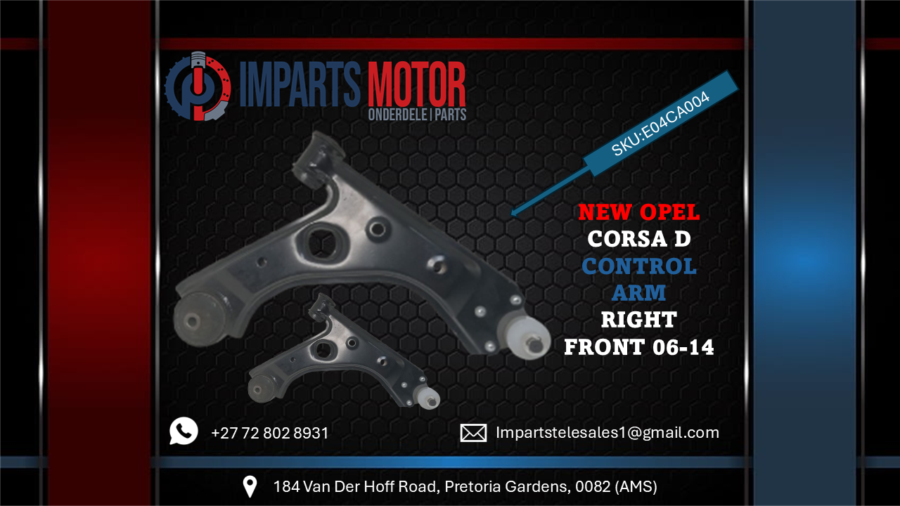 OPEL CORSA D CONTROL ARM RIGHT SIDE 06-14 FOR SALE!!!!! - Private Seller OPEL CORSA D CONTROL ARM RIGHT SIDE 06-14 FOR SALE!!!!! - Private Seller