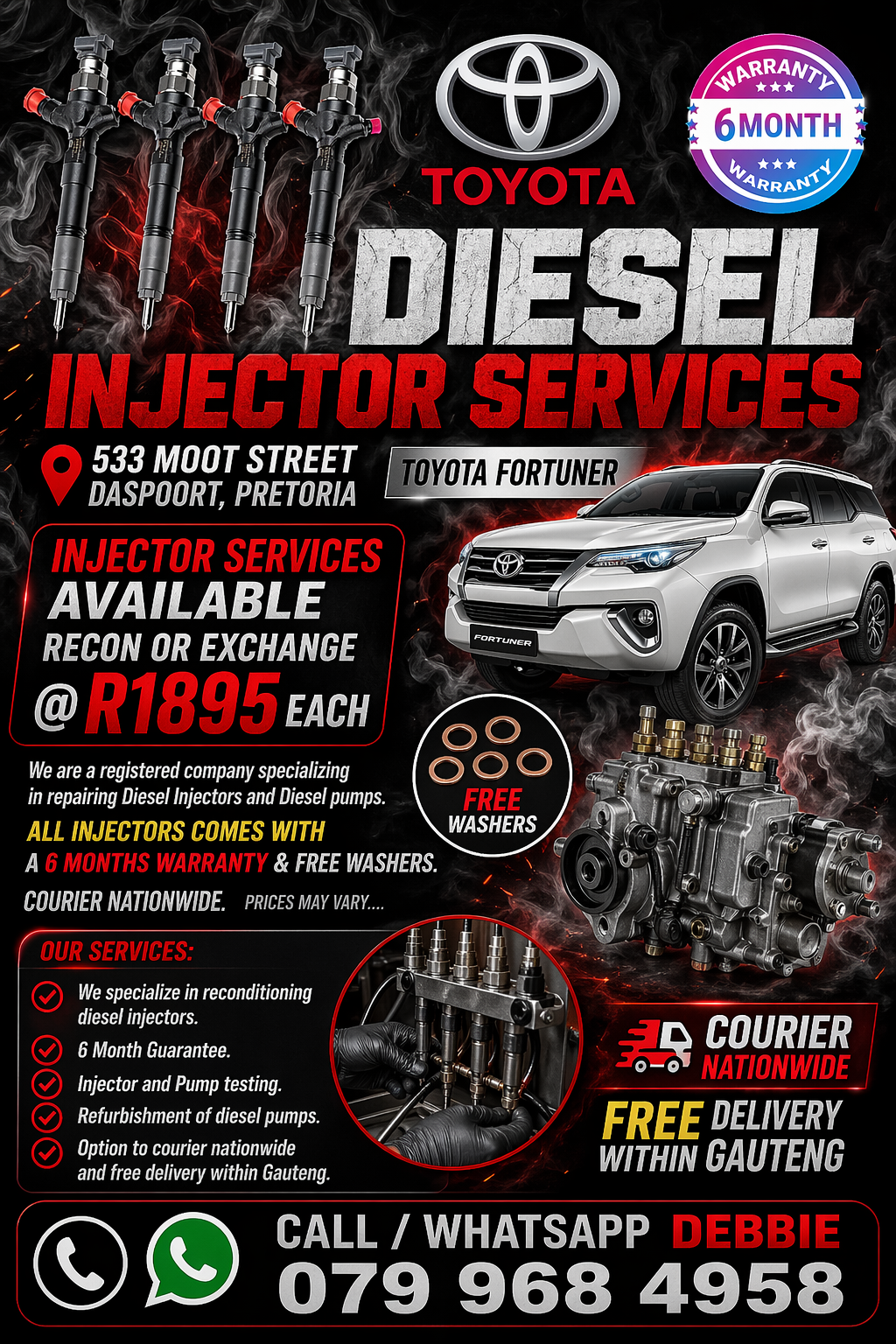 toyota fortuner and toyota hilux injectors - Private Seller toyota fortuner and toyota hilux injectors - Private Seller