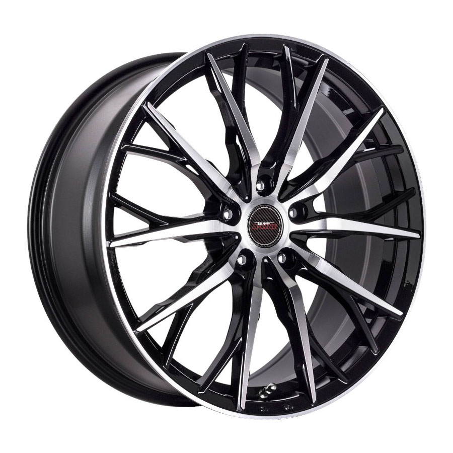 18″ A-Line Mercer 5/100 Black Machine Face Alloy Wheels