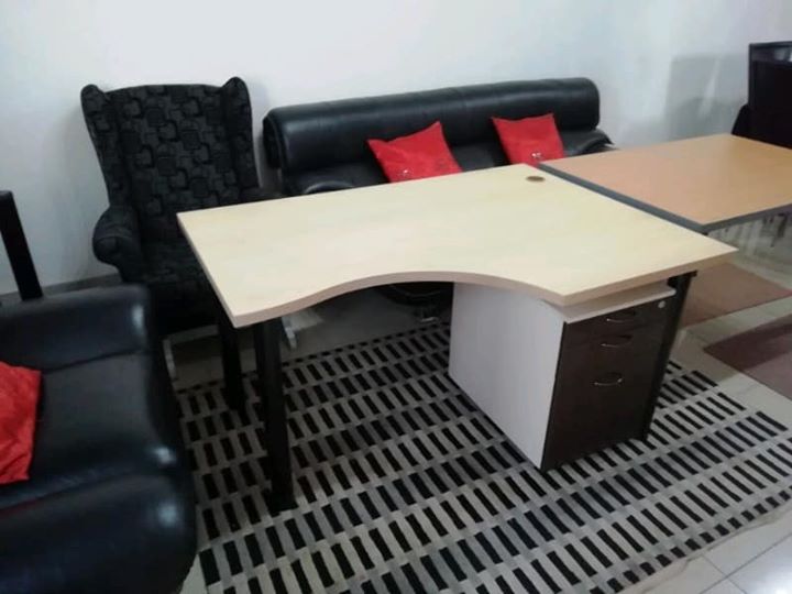 Curved Office Desk For