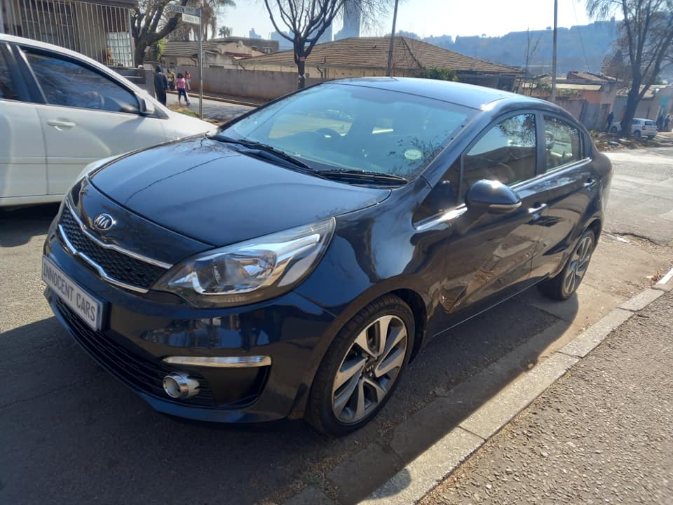 2017 KIA RIO TEC SEDAN 1.4 ENGINE PETROL, MANUAL, NAVY BLUE COLOR