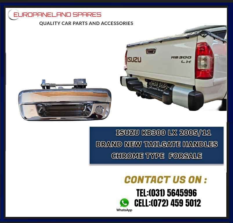 ISUZU KB300  2005/11 BRAND NEW TAILGATE HANDLES CHROME FORSALE
