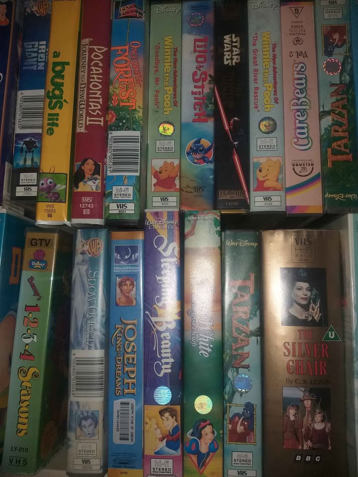 Movies:VHS movies,DVDs and CDs