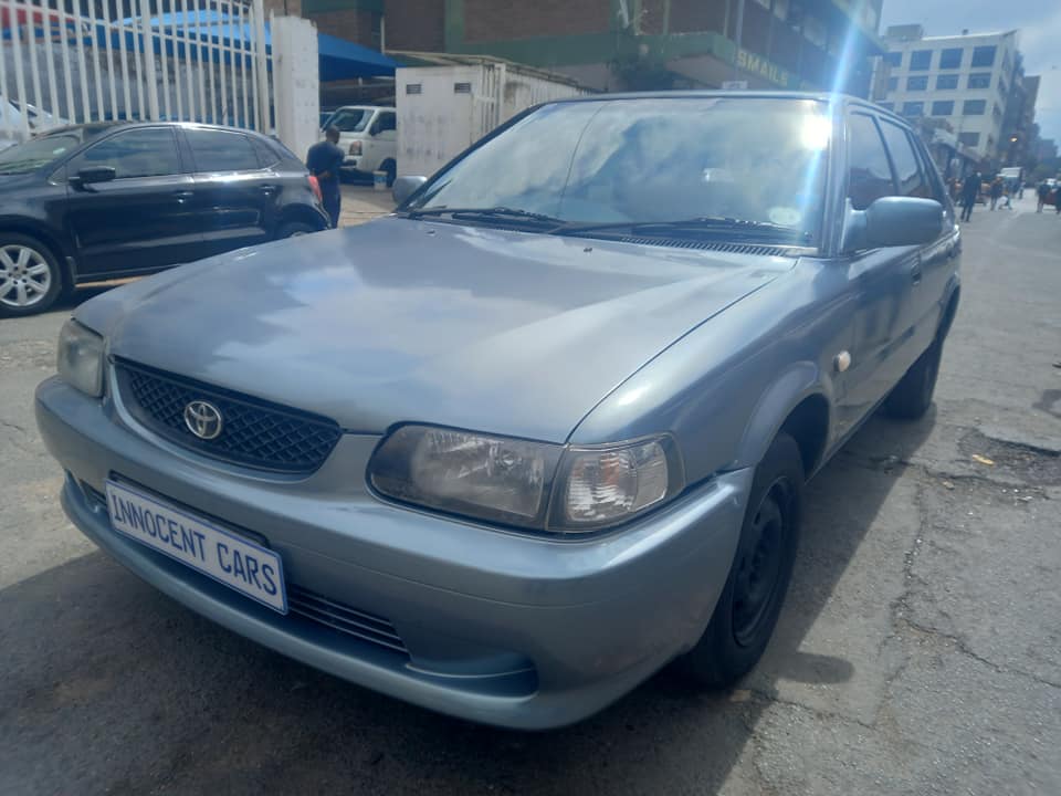 2003 TOYOTA TAZZ 1.3 PETROL, MANUAL TRANSMISSION, BLUE COLOR, MILEAGE 105000KM Spare key