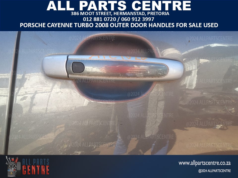Porsche Cayenne Turbo 2008 outer door handles for sale Porsche Cayenne Turbo 2008 outer door handles for sale