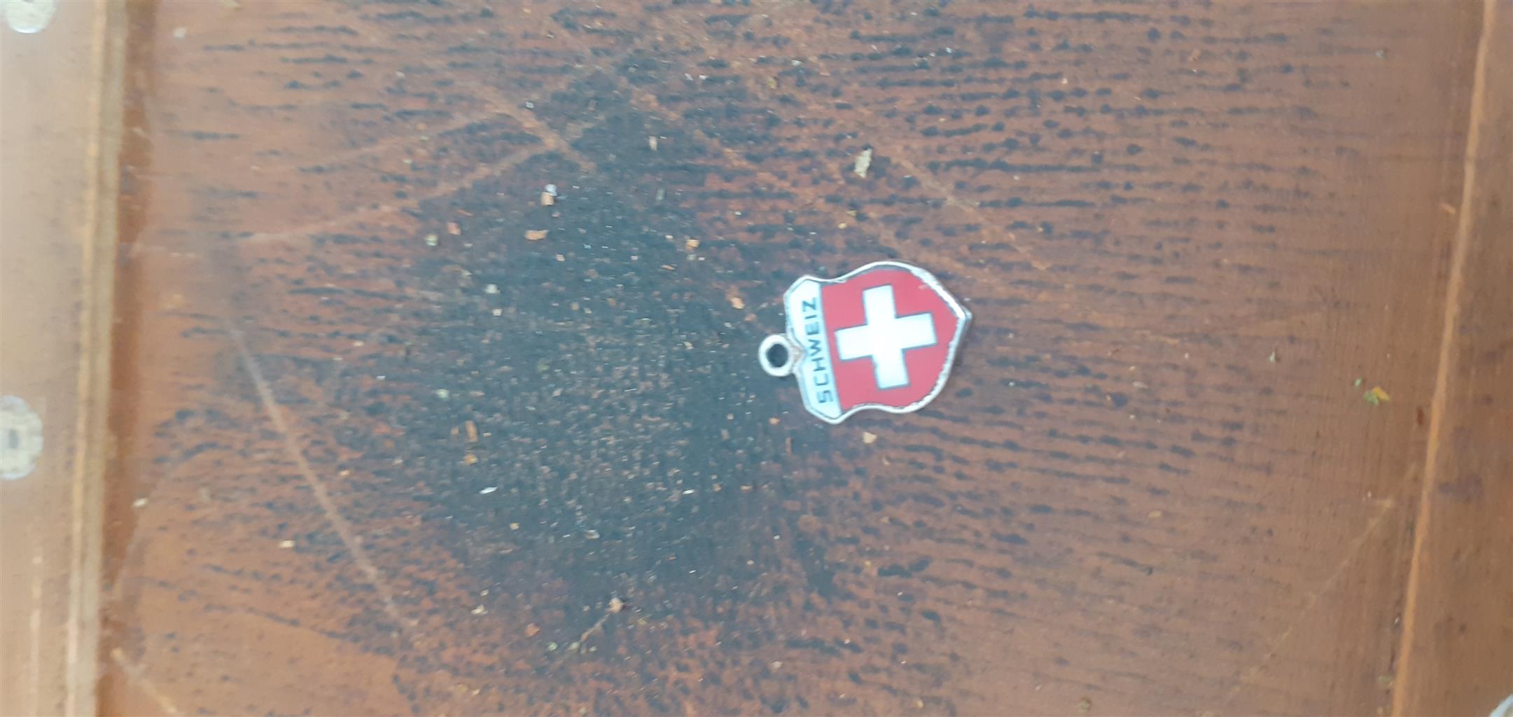 Vintage silver,enamel travel charms