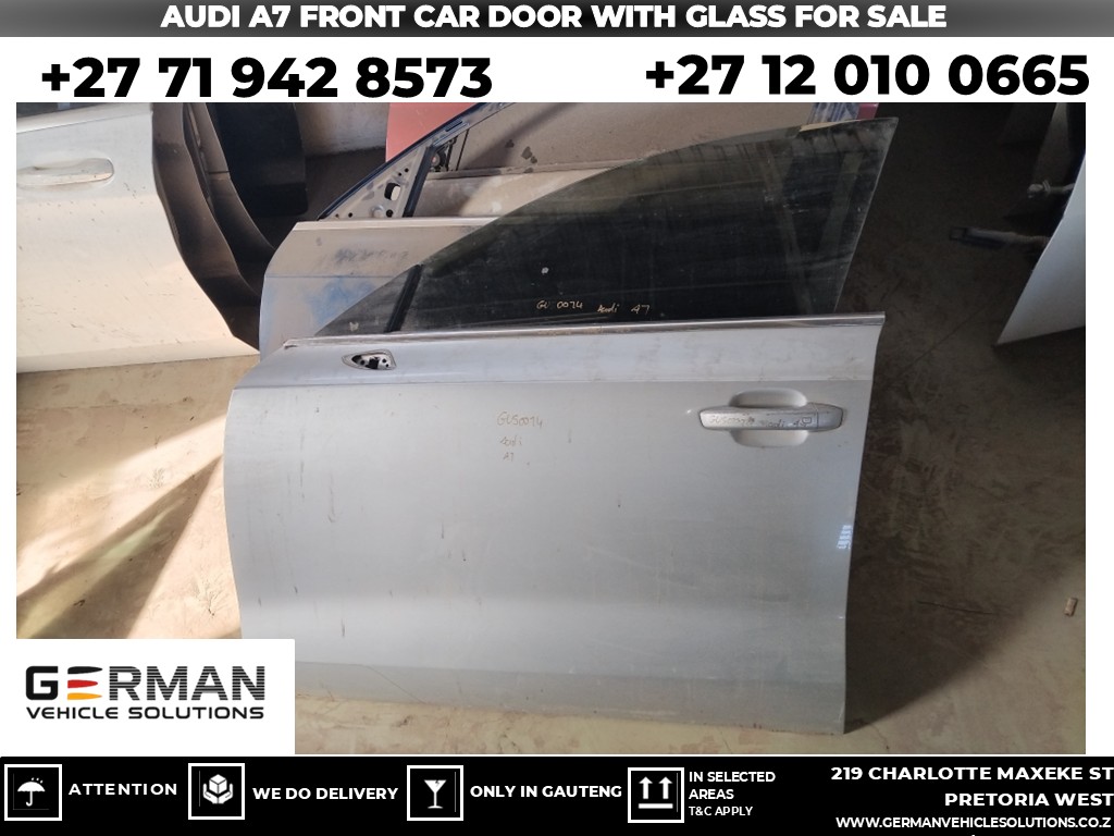 Audi A7 front car door with glass for sale used
