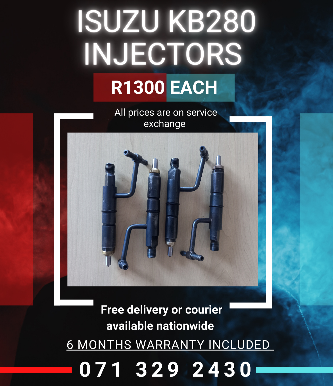 ISUZU KB280 INJECTORS FOR SALE WITH WARRANTY - Private Seller